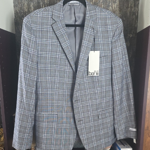 Bar III Other - Bar III Men's Classic Gray Checkered Blazer